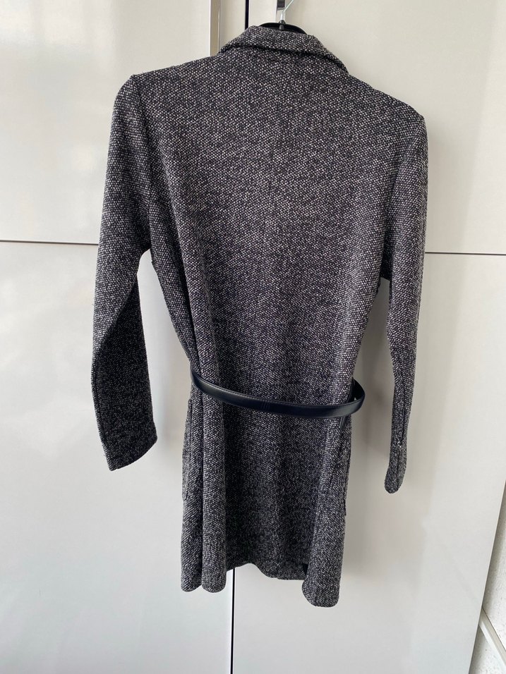 H&M Triko uzun ceket - Görsel 5