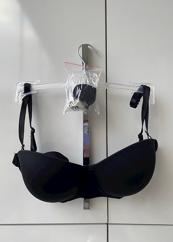 Penti Siyah Dolgusuz Straplez Sütyen - Görsel 9