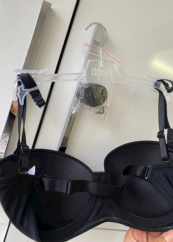 Penti Siyah Dolgusuz Straplez Sütyen - Görsel 8