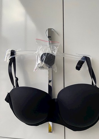 Penti Siyah Dolgusuz Straplez Sütyen - Görsel 10