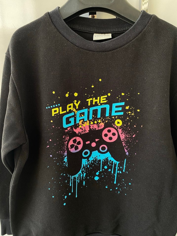 Siyah Renkli Erkek Çocuk Sweatshirt - Görsel 3