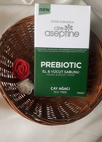 Prebiyotik Çay Ağacı Sabunu Cire Aseptine 100g