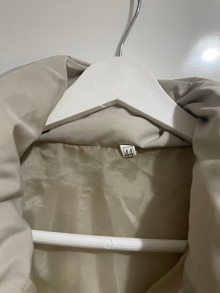 Kadın Kemerli Midi Beyaz Yelek - Görsel 2