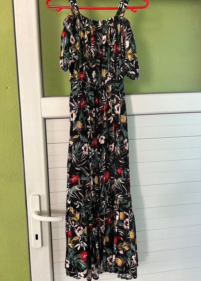 Çiçekli günlük elbise - Görsel 5