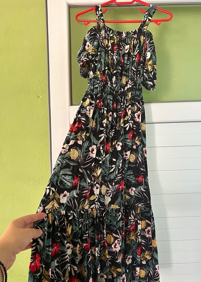 Çiçekli günlük elbise - Görsel 2