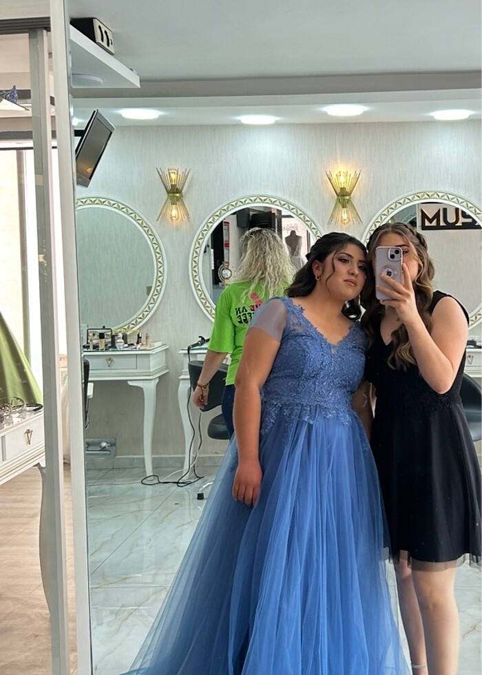 Bebe mavi elbise - Görsel 4