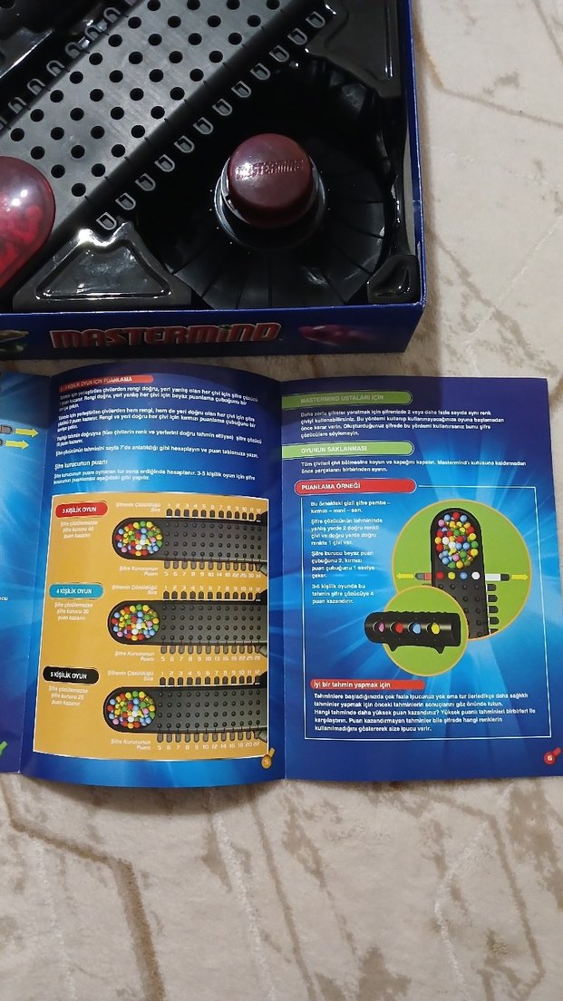 Mastermind Klasik Şifre Çözme Oyunu - Görsel 5