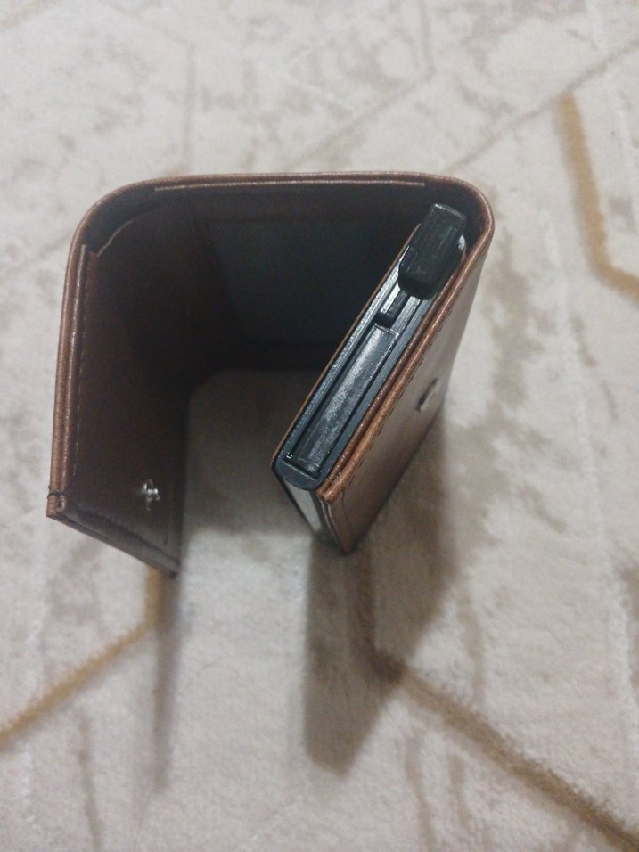 deri mekanizmalı Erkek Cüzdanı kartlık - Görsel 2