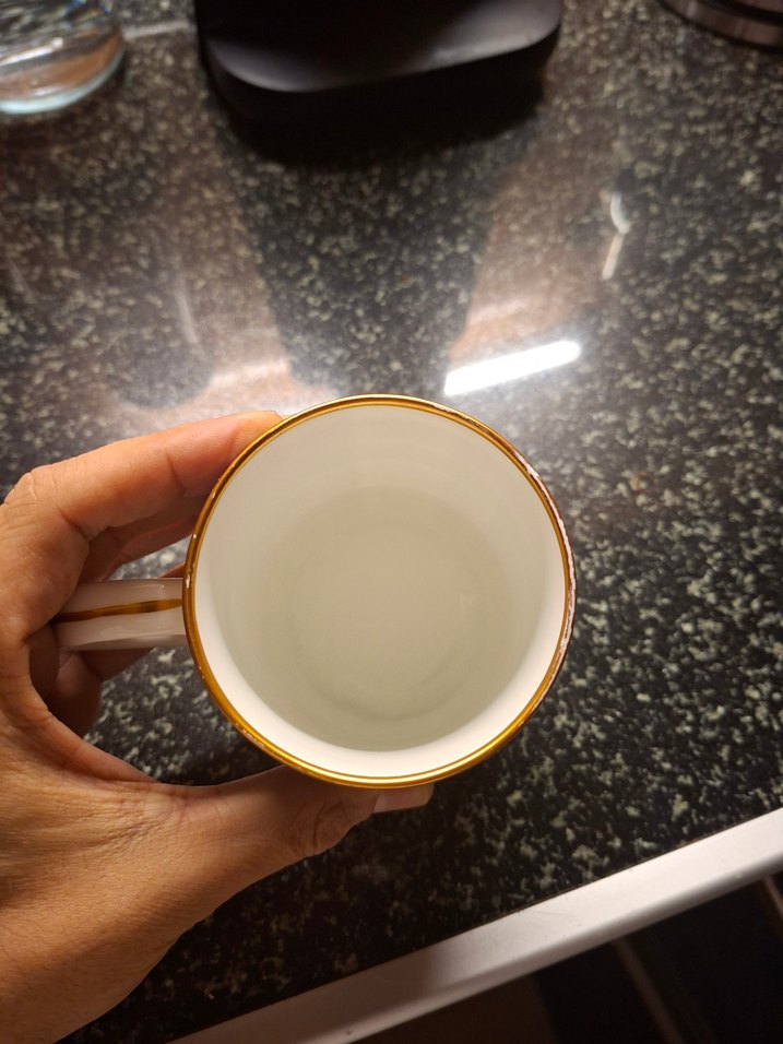 Beymen Siyah Ekose Desenli Seramik Kupa - Görsel 3