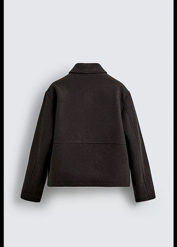 Zara fermuarlı dokulu ceket - Görsel 4