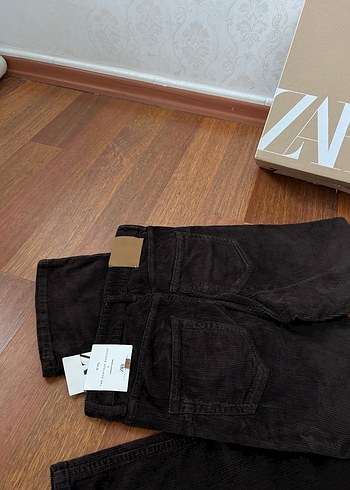Zara Kadın Kadife Pantalon - Görsel 2