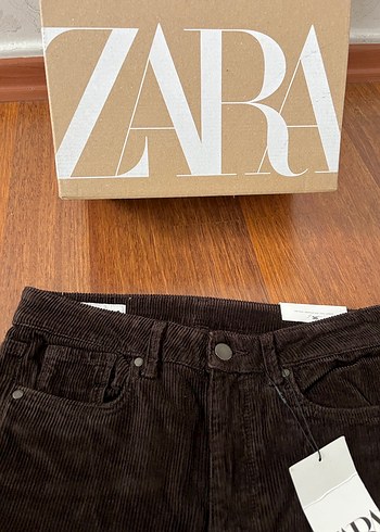 Zara Kadın Kadife Pantalon - Görsel 3