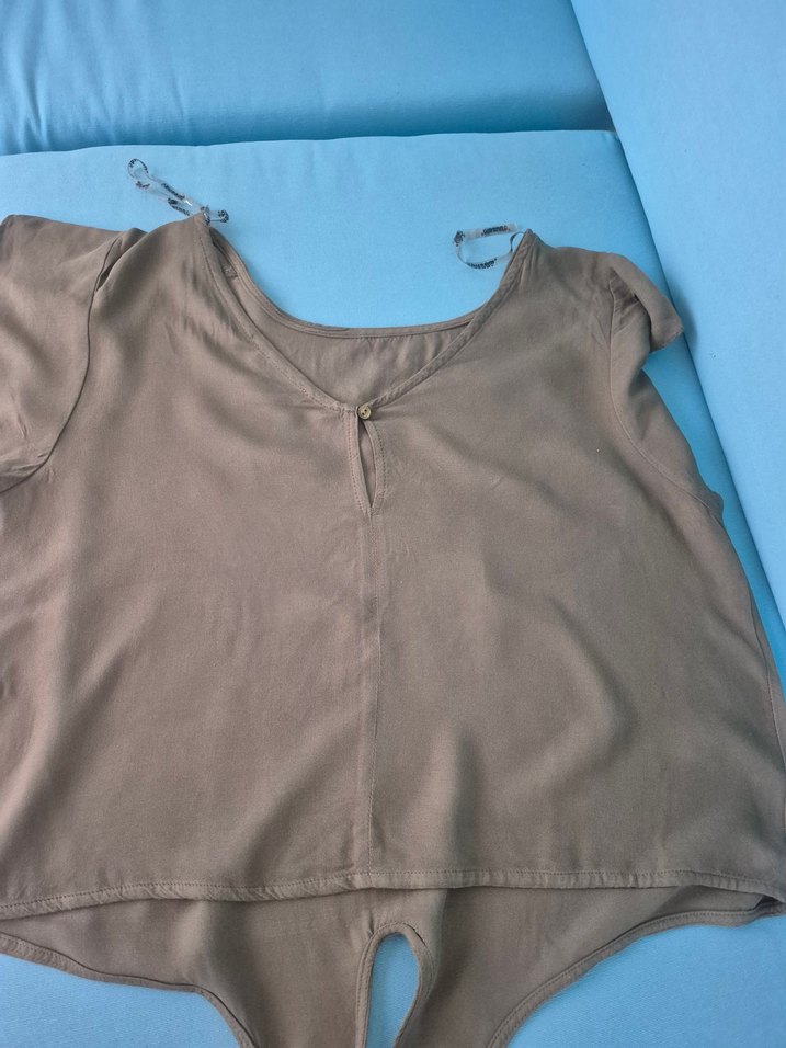 Haki renk yazlık bluz... - Görsel 3