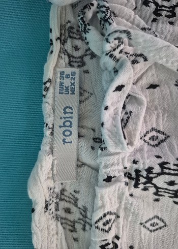 Bohem Tarzı şile bezi Kadın Bluz - Görsel 3