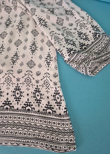 Bohem Tarzı şile bezi Kadın Bluz - Görsel 4