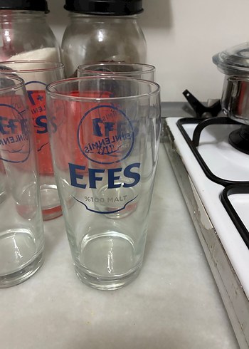 Kırmızı Efes Bira Kadehi Seti - Görsel 4