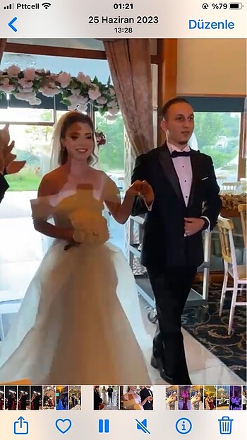 Özel dikilmiş gelinlik çayyolunda butikte dikildi - Görsel 7