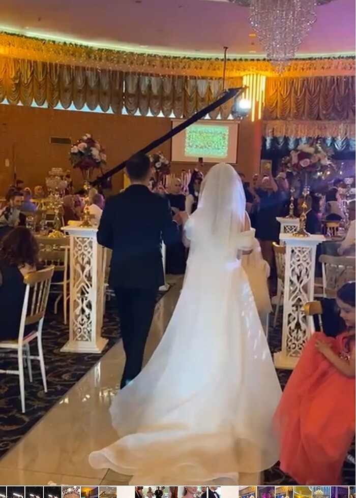 Özel dikilmiş gelinlik çayyolunda butikte dikildi - Görsel 3