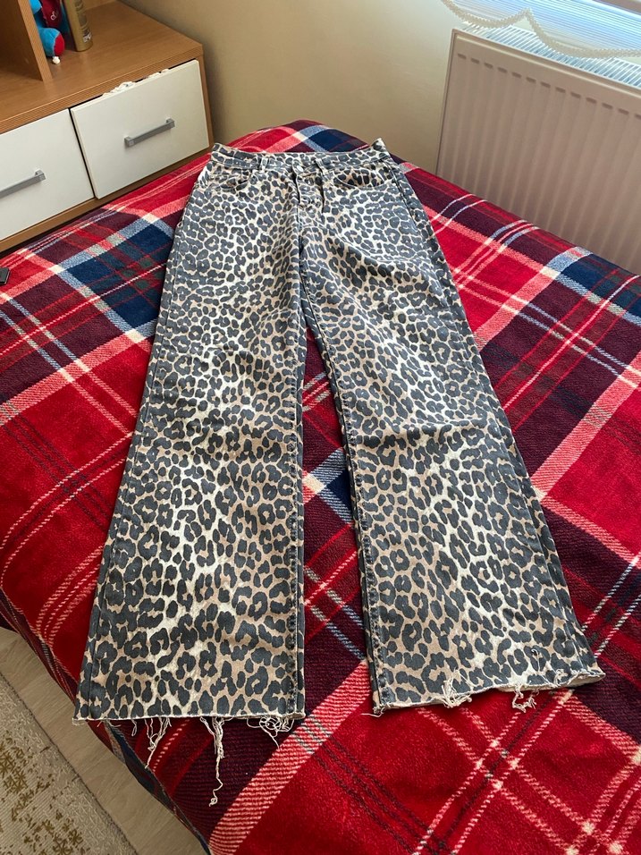 Trendyolmilla leopar jean - Görsel 2
