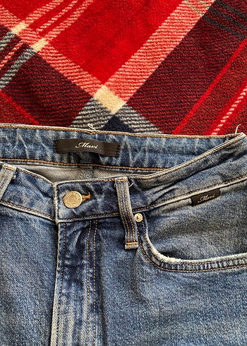 Mavi mom jean - Görsel 3