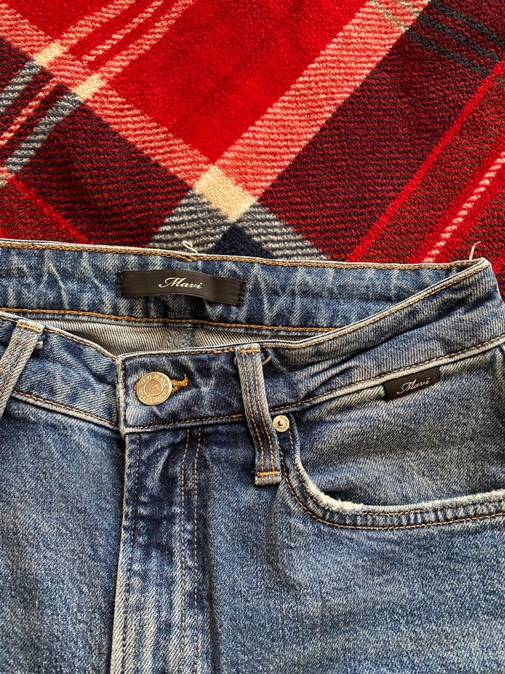 Mavi mom jean - Görsel 3