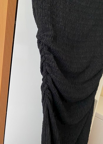 H&M midi drapeli elbise - Görsel 3