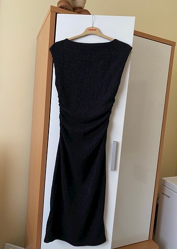 H&M midi drapeli elbise - Görsel 4