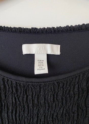 H&M midi drapeli elbise - Görsel 2