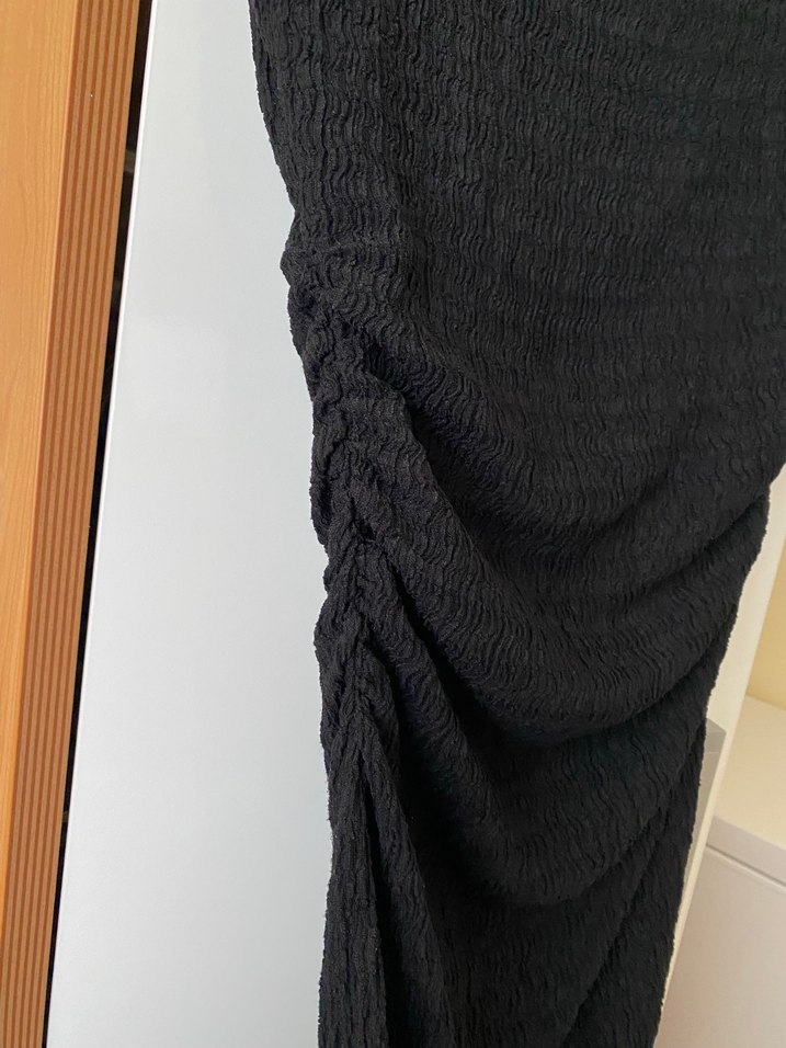 H&M midi drapeli elbise - Görsel 3