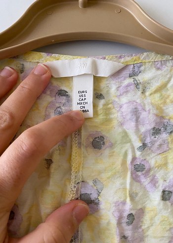 H&M anvelop sarı elbise - Görsel 5