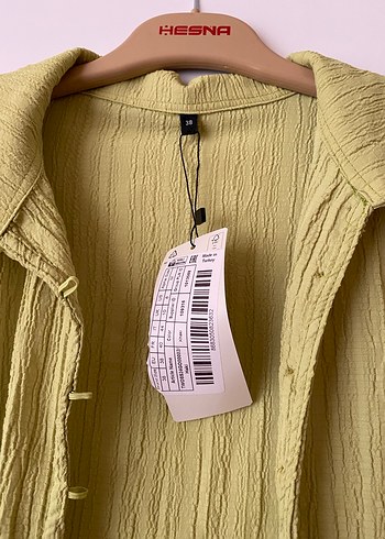 Zeytin yağı yeşili gömlek - Görsel 6