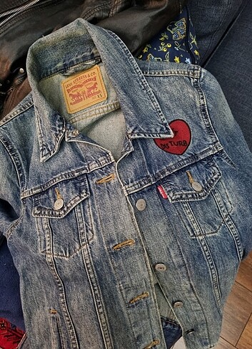 Orjinal levis kot ceket