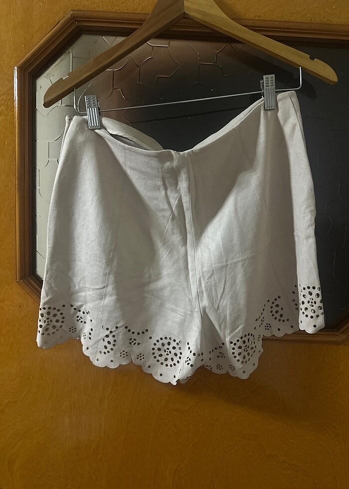 Açık vizyon Süet şort - Görsel 5