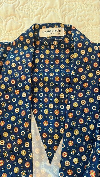 xl Beden çeşitli Renk Pierre Cardin Kimono ipek
