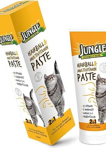 Jungle Cat Kedi Macunu Anti-Hairball & Multivitamin 75 ml 