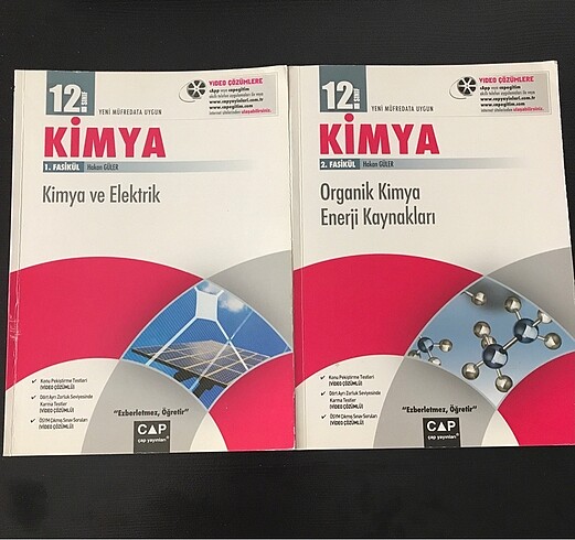 12.sınıf Çap yayınları kimya