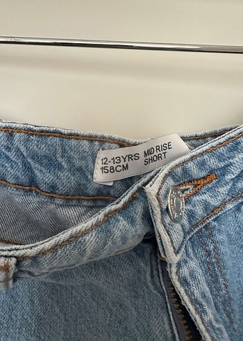 Mavi Mini Denim Şort - Görsel 2