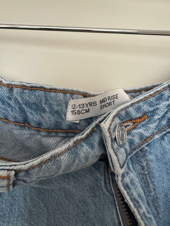 Mavi Mini Denim Şort - Görsel 2