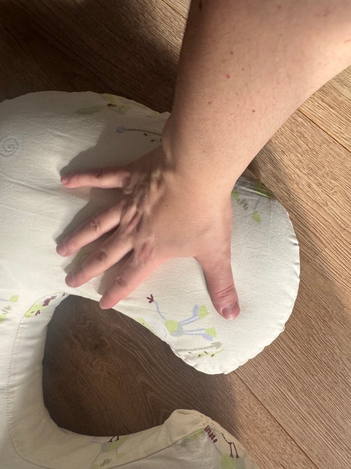 Bej Desenli Pastel Emzirme ve Hamilelik Yastığı - Görsel 4