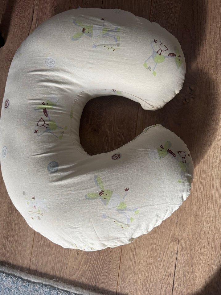 Bej Desenli Pastel Emzirme ve Hamilelik Yastığı - Görsel 2