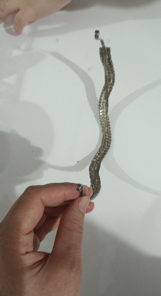 Payetli Yılan Desenli Kadın tacı - Görsel 3