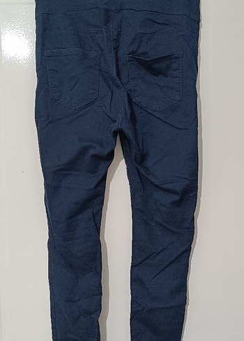 Lacivert Elastik Hamile Kot Pantolonu - Görsel 2