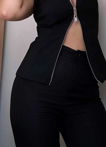 Fermuarlı bluz