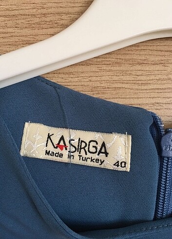40 Beden mavi Renk Tesettür elbise