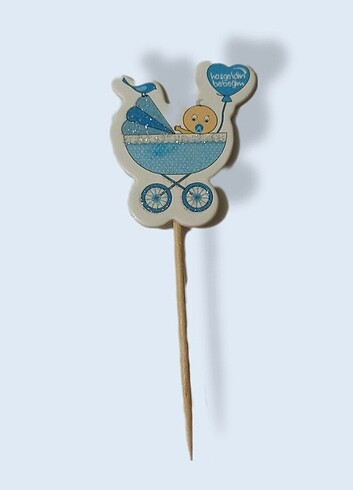 Baby Shower Hoş Geldin Bebek Temalı Kürdan 