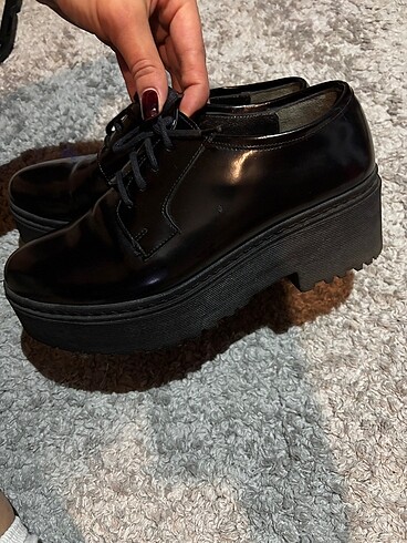Kemal Tanca Kadın deri loafer ayakkabı
