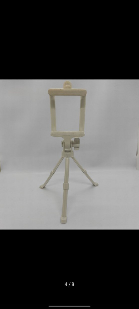 Beyaz Mini Tripod ve Selfie Çubuğu - Görsel 4