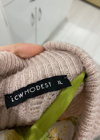 Bej Uzun Kollu Boğazlı Triko Kadın Kazak - Görsel 3