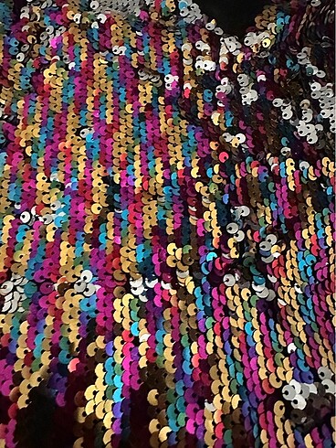 s Beden çeşitli Renk #zara #payet #elbise #mini