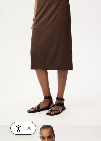 xs Beden Midi Kalem Etek
